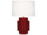 Robert Abbey Dolly Sangria Glazed Textured Table Lamp
