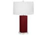 Robert Abbey Harvey Sangria Glazed Red Buffet Lamp