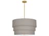 Robert Abbey Decker 3-Light Smoke Gray Pendant