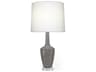 Robert Abbey Emma Smokey Taupe Glazed Gray Buffet Lamp