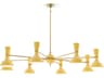 Robert Abbey Clare 8-Light Sunset Yellow Chandelier