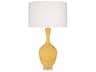 Robert Abbey Audrey Sunset Yellow Glazed Buffet Lamp