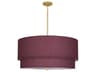Robert Abbey Decker 3-Light Vintage Wine Purple Pendant