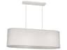 Robert Abbey Elena 2-Light Painted White Island Pendant