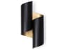 Regina Andrew Folio 2-Light Black Wall Sconce