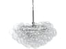 Regina Andrew Bubbles 1-Light Brushed Nickel Clear Globe Pendant