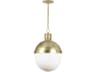 Regina Andrew Otis 1-Light Natural Brass Pendant
