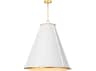 Regina Andrew French Maid 3-Light White Pendant