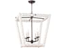 Regina Andrew Perennial 4-Light White Lantern Pendant