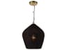 Regina Andrew 1-Light Black Dome Pendant