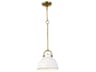 Regina Andrew Eloise 1-Light White Bell Mini Pendant