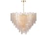 Regina Andrew Glacier 16-Light6-Light Clear Brass Glass Pendant