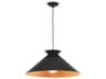 Regina Andrew Viggo 1-Light Blackened Steel Pendant