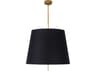 Regina Andrew Clove 3-Light Antique Gold Leaf Black Pendant
