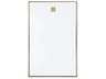 Regina Andrew Polished Brass Rectangular Wall Mirror