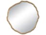 Regina Andrew Vine Antique Gold Round Wall Mirror