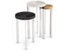 Regina Andrew Andres Round Polished Nickel End Table