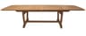 Royal Teak Collection Expansion Rectangular Double Leaf Gala Patio Dining Table