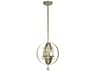 Framburg Constellation 4-Light Crystal Globe Pendant