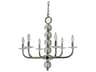 Framburg Glamour 6-Light Polished Nickel Chandelier