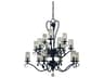 Framburg Ilsa 15-Light Cylinder Chandelier