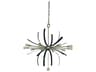 Framburg Victoria 10-Light Satin Pewter Matte Black Sputnik Chandelier