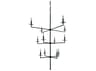 Framburg Muse 12-Light Tiered Chandelier