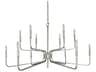 Framburg Heidleberg 12-Light Pewter Candelabra Tiered Chandelier