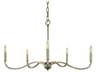 Framburg Heidelberg 5-Light Pewter Candelabra Chandelier