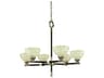 Framburg Stonebridge 6-Light Glass Bowl Chandelier