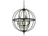 Framburg Olivia 9-Light Crystal Candelabra Chandelier