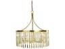 Framburg Holly 6-Light Brushed Brass Drum Chandelier