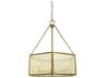 Framburg Mila Brushed Brass Geometric Chandelier