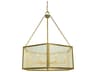 Framburg Mila Brushed Brass Geometric Chandelier