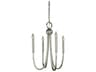 Framburg Alexandria 4-Light Brushed Nickel Chandelier