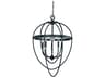 Framburg Elizabeth 5-Light Matte Black Candelabra Chandelier