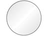 Renwil Cori Black Round Wall Mirror