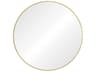 Renwil Grady Satin Brass Round Wall Mirror