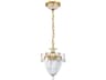 Schonbek Bagatelle 3-Light Silver Crystal Mini Pendant