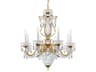 Schonbek Bagatelle 11-Light Gold Crystal Candelabra Chandelier