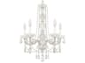 Schonbek Arlington 5-Light Polished Silver Crystal Candelabra Chandelier