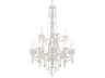 Schonbek Arlington 15-Light Polished Silver Crystal Candelabra Chandelier