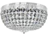 Schonbek Petit Crystal 5-Light Silver Bowl Flush Mount