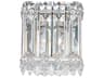 Schonbek Quantum 1-Light Stainless Steel Crystal Wall Sconce