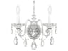 Schonbek Sterling 2-Light Silver Crystal Wall Sconce