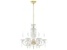 Schonbek Sterling 6-Light Silver Crystal Candelabra Chandelier