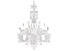 Schonbek Sterling 12-Light Silver Crystal Candelabra Chandelier