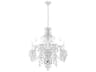 Schonbek Sterling 12-Light Silver Crystal Candelabra Chandelier