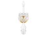 Schonbek New Orleans 1-Light Gold Crystal Wall Sconce
