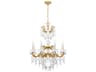 Schonbek La Scala 8-Light Silver Crystal Candelabra Chandelier